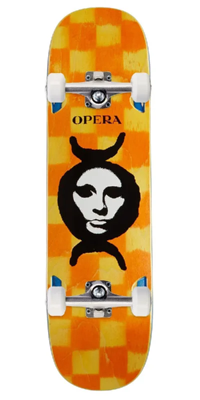 Durable Skateboard Wheels for Smooth Gliding-Opera Dye Mask Skateboard Complete - 8.50"