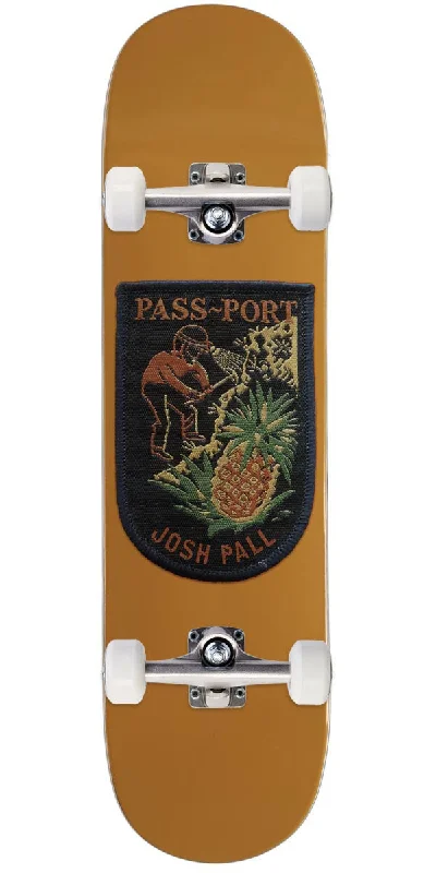 Lightweight Cruiser Skateboard for Easy Transport-Passport Patch Skateboard Complete - Josh - 8.125"