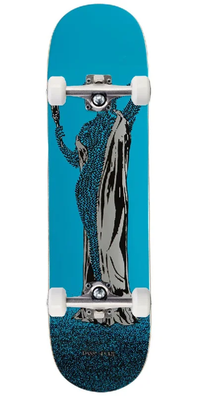 Lightweight Skateboard for Quick Turns and Tricks-Passport Stem Sirens Mirror Skateboard Complete - 8.00"