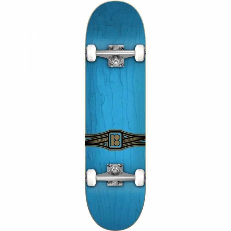 Professional Skateboard with Strong Trucks-Plan B Basics 7.87" Skateboard Complete