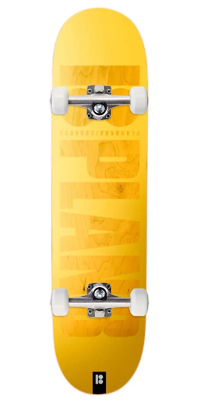 Trendy Skateboard with Bright Colors for Creative Riders-Plan B Team Grain Skateboard Complete - Yellow - 8.25"