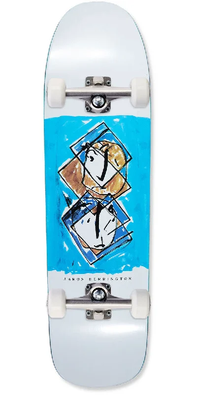 Trendy Cruiser Skateboard for Young Riders-Polar Aaron Herrington Twisted On a 1991 JR Skateboard Complete - White - 8.65"