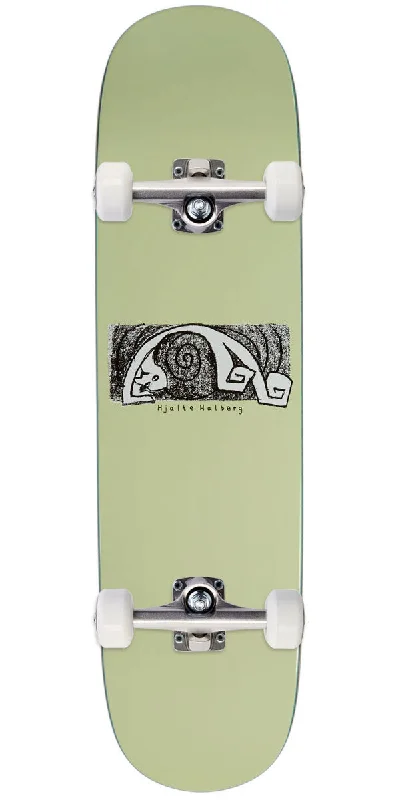 Complete Skateboard Setup for All Riders-Polar Hjalte Halberg Yoga Trippin' on a P2 JR Skateboard Complete - Mint - 8.19"