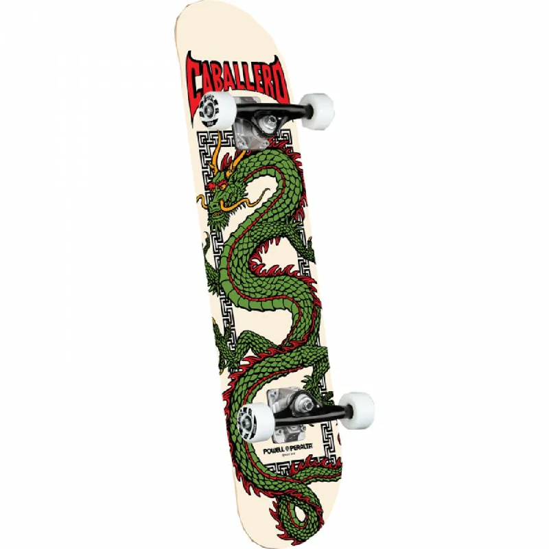 High-Speed Electric Skateboard for Fast Commuting-Powell Peralta Chinese Dragon 7.5" Ivory Skateboard