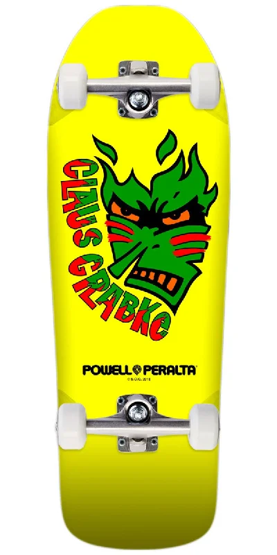 Heavy-Duty Skateboard for Tough Streets-Powell-Peralta Claus Grabke '03'  Skateboard Complete - Yellow - 10.25"