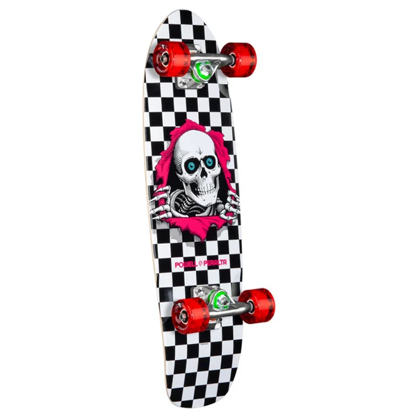 Skateboard Deck with Graphic Designs for Personalization-POWELL-PERALTA COMPLETE CHECKER RIPPER (7.75")