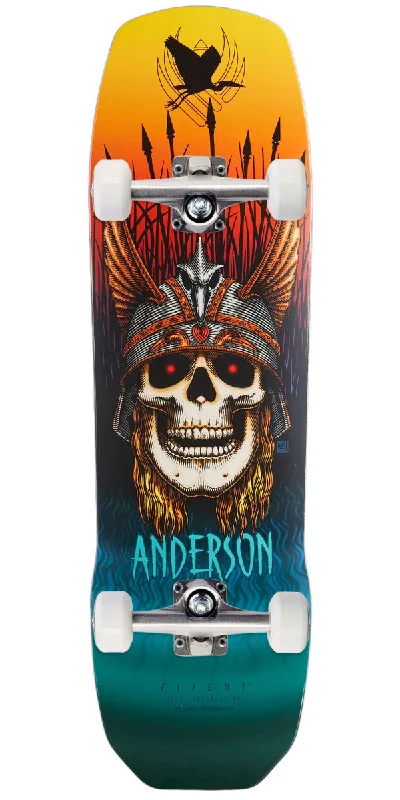 Portable Skateboard for Easy Transport-Powell-Peralta Flight Andy Anderson Crane Skull Skateboard Complete - 8.45"