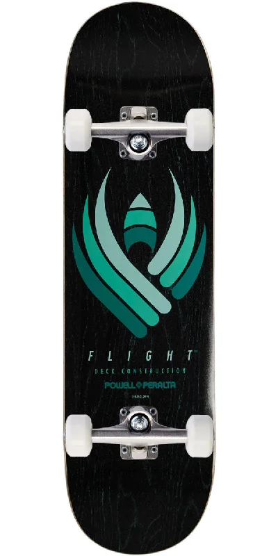 Custom Longboard for Personal Style-Powell Peralta Flight Retro 2019 Shape 244 Skateboard Complete - Black - 8.50"