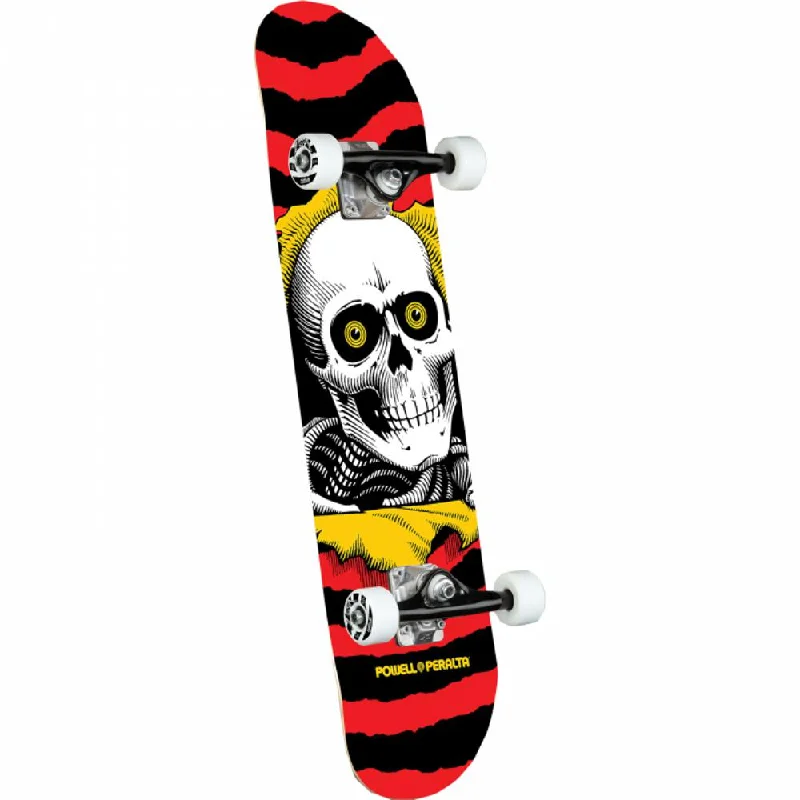 Durable Skateboard with Heavy-Duty Deck-Powell Peralta Ripper 7.75" Black/Red Skateboard