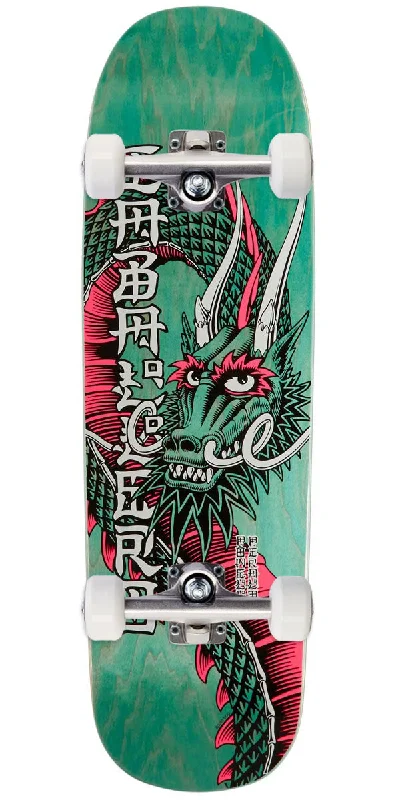 Complete Cruiser Skateboard for Fun and Easy Rides-Powell-Peralta Steve Caballero Ban This 13 Skateboard Complete - Teal Stain - 9.265"