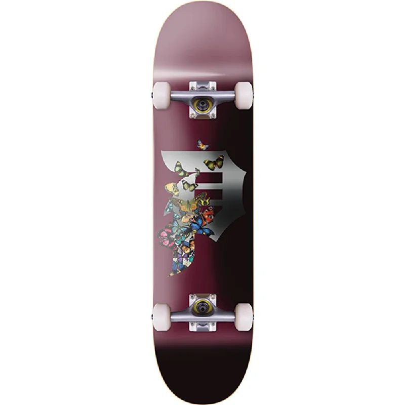 All-Wheel Drive Electric Skateboard for Speed-Primitive Dirty P Colony in Burgundy 7.75" Complete Skateboard