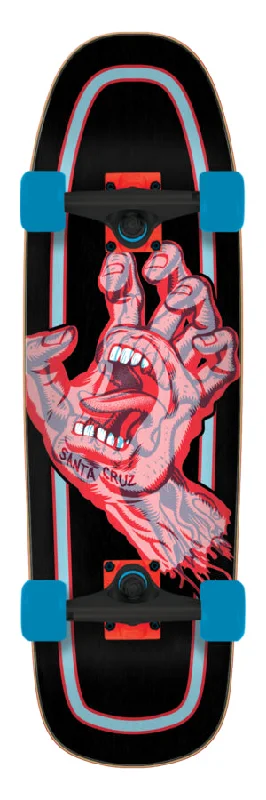 Advanced Skateboard Deck for Professional Skaters-Decoder Hand 9.51in x 32.26in Shaped Cruiser Cruiser Skateboard Santa Cruz Complete