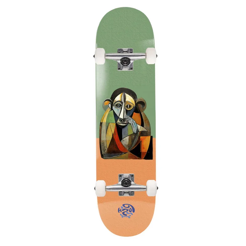 Performance Skateboard with High-Speed Bearings-PUSH MOROCCO MLSL COMPLETE ORANGE 7.75