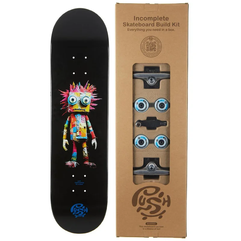 Premium Skateboard Deck for Advanced Riders-PUSH RAG DOLL DIY COMPLETE SET 8.0