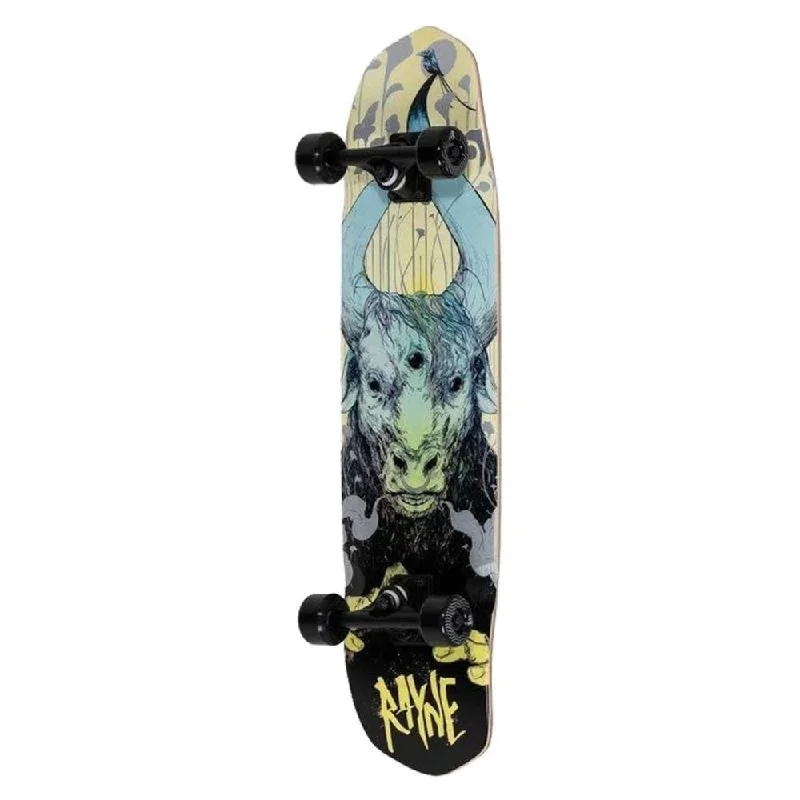 Comfortable Skateboard with Wide Deck for Stability-Rayne Minotaur 34" Double Kick Cruiser Skateboard