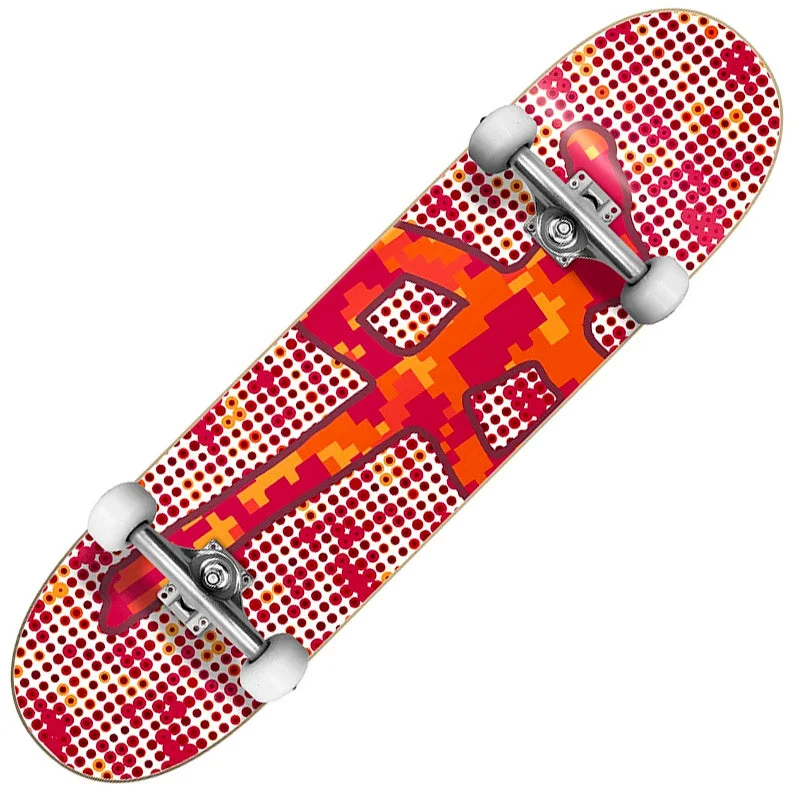 Off-Road Skateboard for Adventure Lovers-RDS Fire Digi Chung Complete Skateboard 7.25"