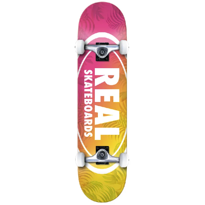 Stylish Skateboard Deck with Graphic Art-REAL COMPLETE ISLAND OVALS SM (7.5")