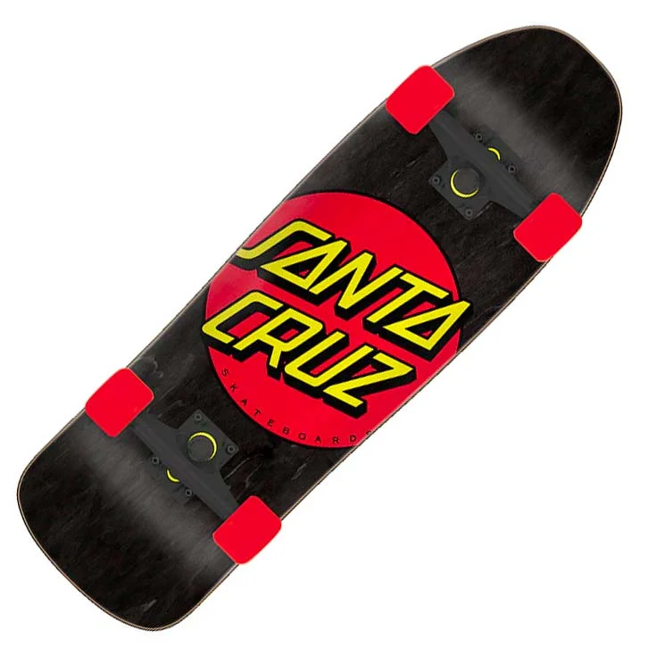 Lightweight Skateboard for Quick Turns and Tricks-Santa Cruz Classic Dot 80's Cruiser 9.35"