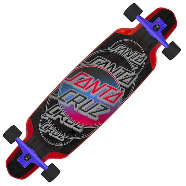 Lightweight Skateboard for Easy Maneuvering-Santa Cruz Contra Eclipse Drop Down 9.5"