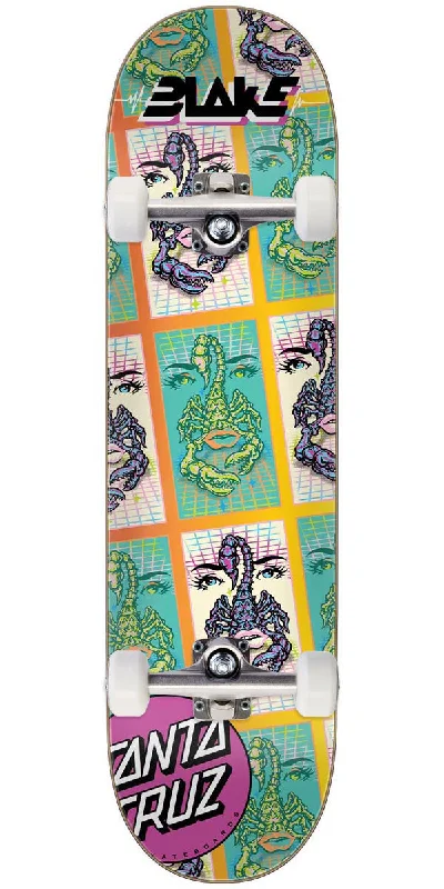 Advanced Skateboard Deck for Professional Skaters-Santa Cruz Johnson Danger Tile Everslick Skateboard Complete - 8.375"