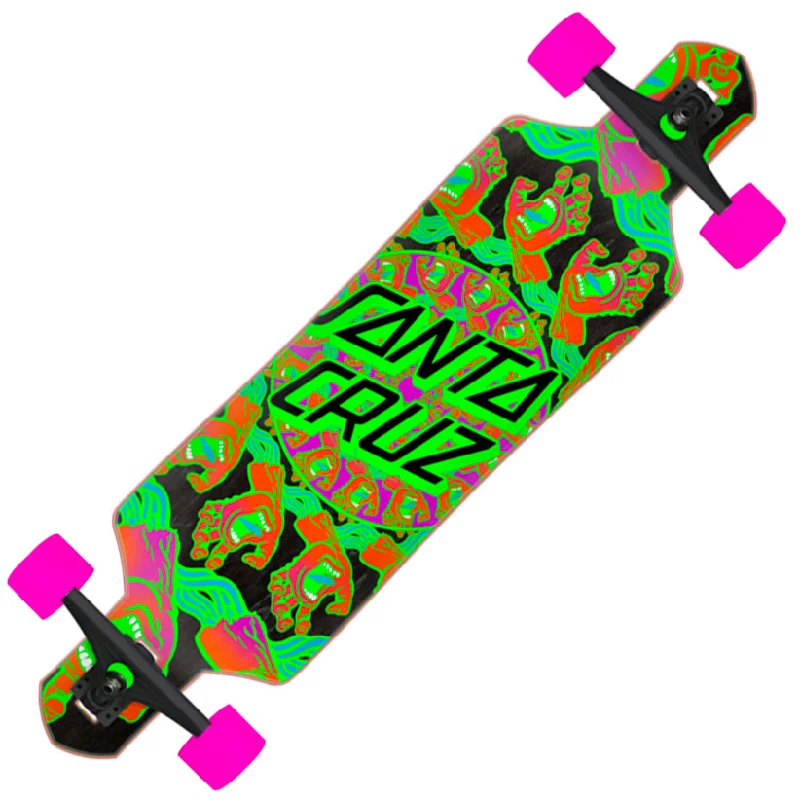 High-Quality Skateboard for Smooth Handling-Santa Cruz Mandala Hand Drop Thru 9.0"