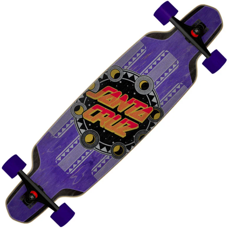 High-Speed Longboard for Effortless Cruising-Santa Cruz Phase Dot Drop Down 9.5"