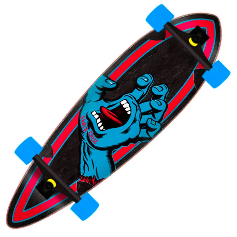 Electric Skateboard for Effortless Commuting-Santa Cruz Screaming Hand Pintail 9.2"