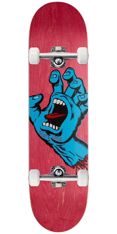 Custom Longboard for Personal Style-Santa Cruz Screaming Hand Skateboard Complete - 7.80"