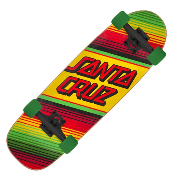 Heavy-Duty Skateboard for Tough Streets-Santa Cruz Serape Cruiser 8.79"