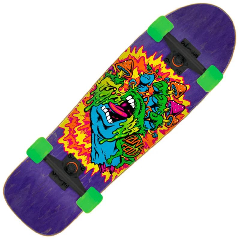 High-Quality Skateboard for Beginners and Pros-Santa Cruz Toxic Hand Cruiser 9.7"