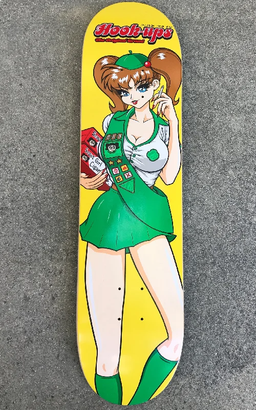 Comfortable Skateboard with Wide Deck for Stability-Scout Girl - 7.88 X 31.75