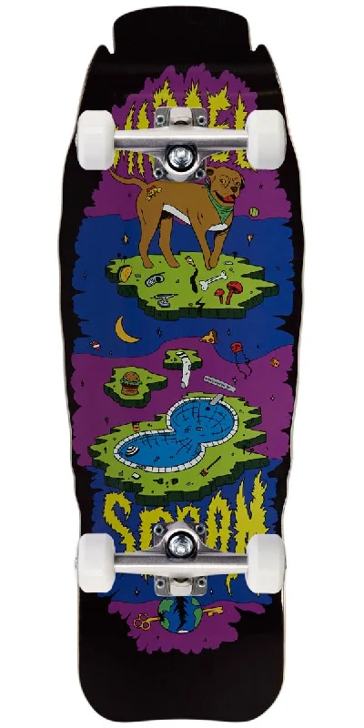 Professional Skateboard Deck for Stunts and Tricks-Scram Gnarcel Gone Cemental Skateboard Complete - 10.50"