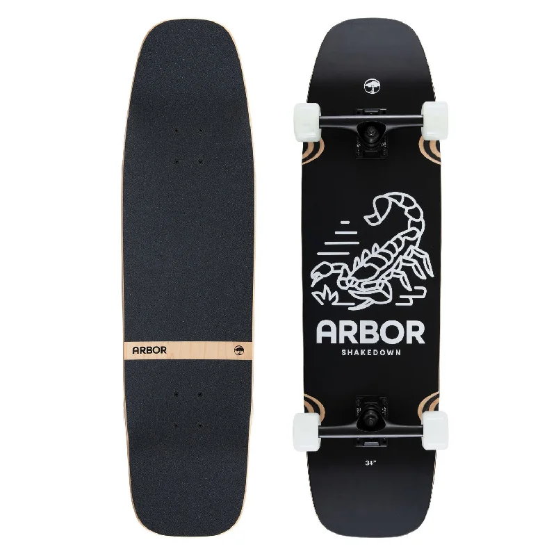 Professional Skateboard with High-Quality Trucks-Shakedown 34 Scorpion