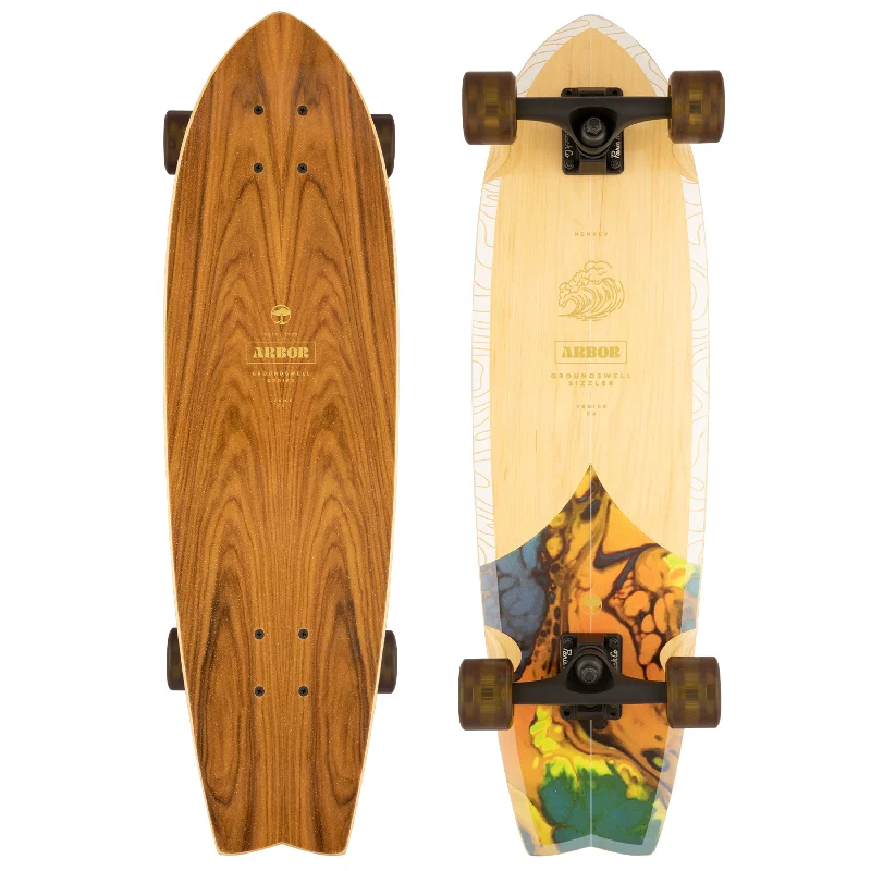 Eco-Friendly Skateboard with Recycled Materials-Sizzler Groundswell