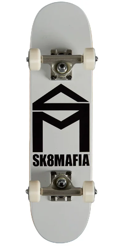 Classic Cruiser Skateboard for Easy Rides-Sk8 Mafia House Logo Prebuilt Micro Skateboard Complete - 6.00"