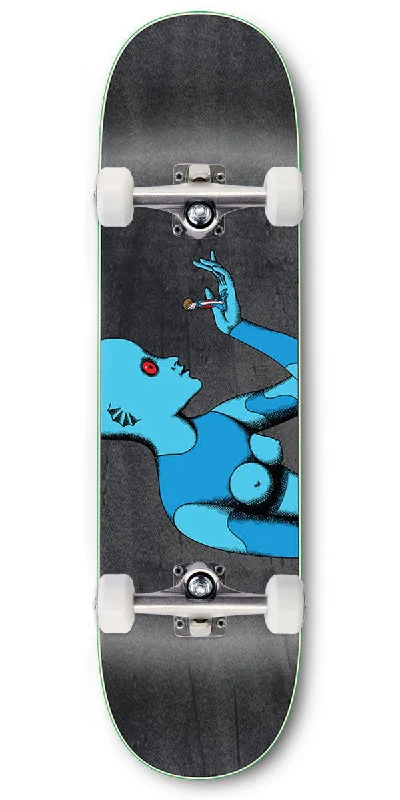 Skateboard with Bright Colors for Fun Look-Strangelove Alien Amour Skateboard Complete - 8.50"