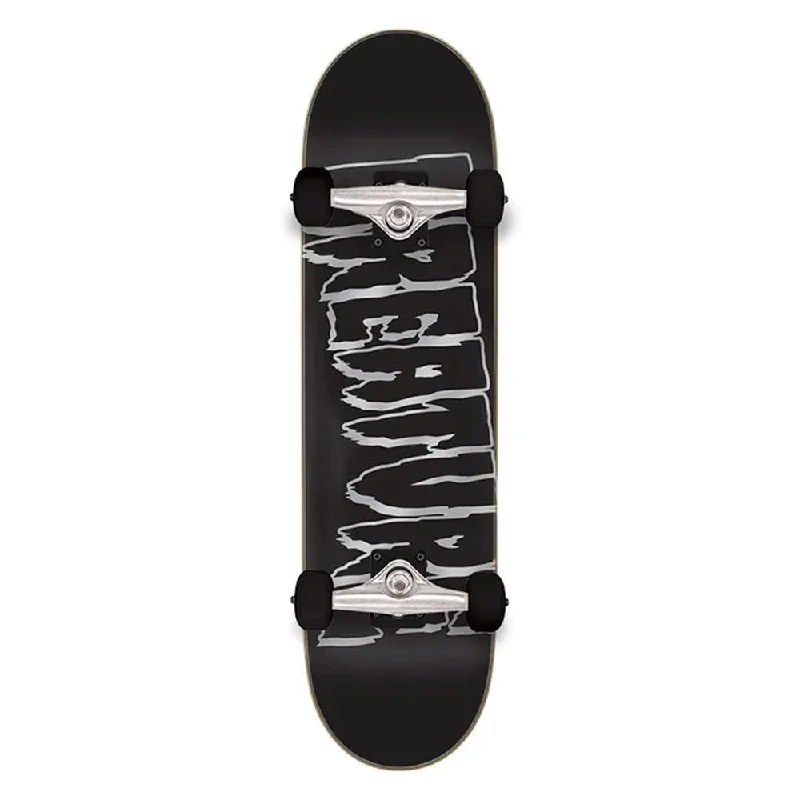 Complete Skateboard for Kids and Teens-CREATURES LOGO OUTLINE MET COMPLETE 8.25