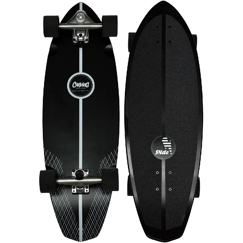 Pro-Level Skateboard for Advanced Riders-SLIDE SURF SKATE DIAMOND CARVER CRUISER 32"