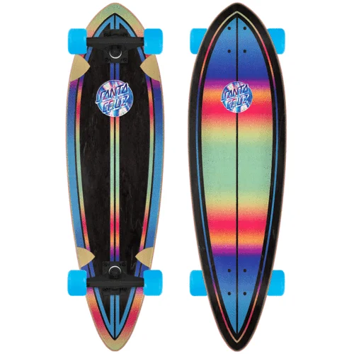 Complete Skateboard for Beginners and Experts-SANTA CRUZ IRIDESCENT DOT CRUZER 9.2