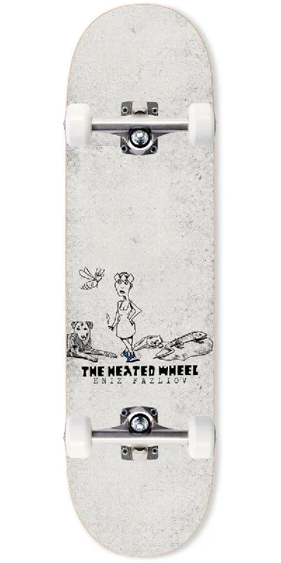 Customizable Skateboard for a Unique Look-The Heated Wheel Eniz Fazliov Smoke Break Skateboard Complete - 8.25"