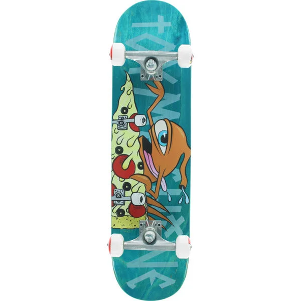 Skateboard with Custom Deck Designs for Personality-TOY MACHINE COMPLETE - PIZZA SECT (7.75")