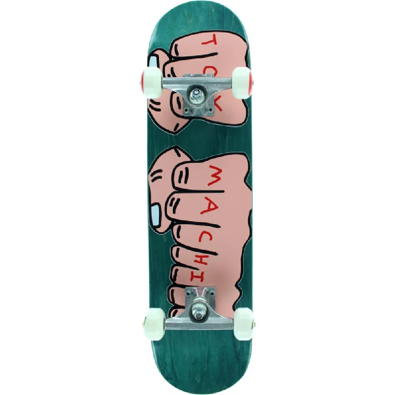 Eco-Friendly Skateboard Deck for Sustainable Riding-Toy Machine Fists Woodgrain Mini 7.38" Skateboard