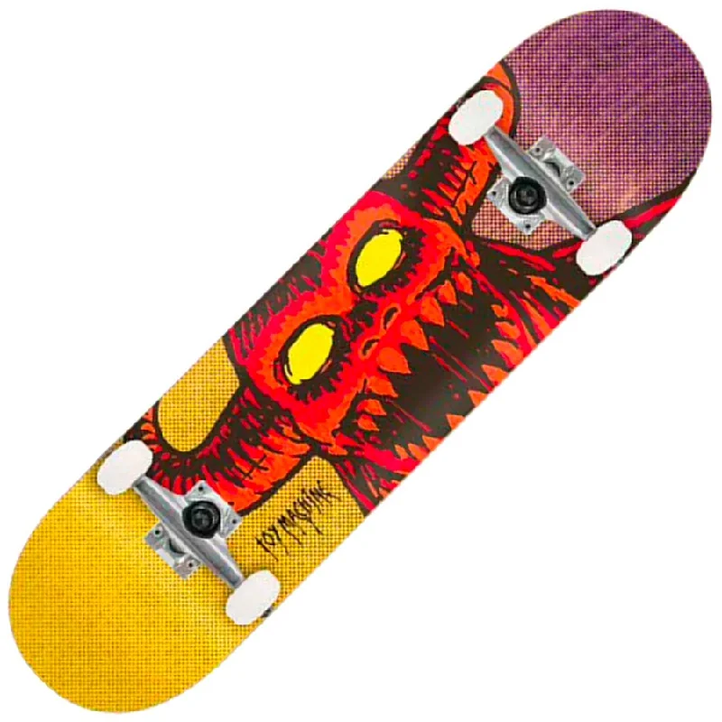 Stylish Skateboard Deck with Graphic Art-Toy Machine Hell Monster Complete 8.25"