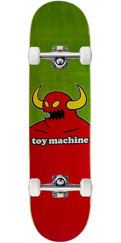 Smooth-Gliding Skateboard for Long Rides-Toy Machine Monster Skateboard Complete - Assorted Stains - 7.75"