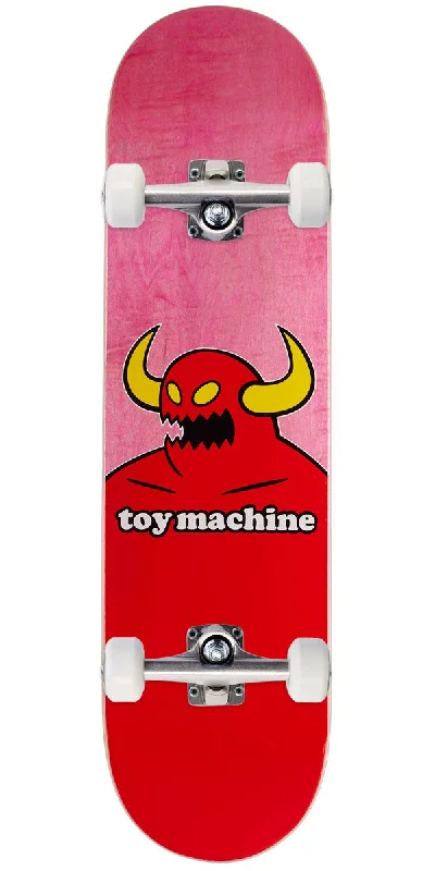 Classic Skateboard for Traditional Riding-Toy Machine Monster Skateboard Complete - Assorted Stains - 8.25"