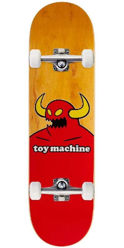 Performance Skateboard with High-Quality Wheels-Toy Machine Monster Skateboard Complete - Assorted Stains - 8.375"