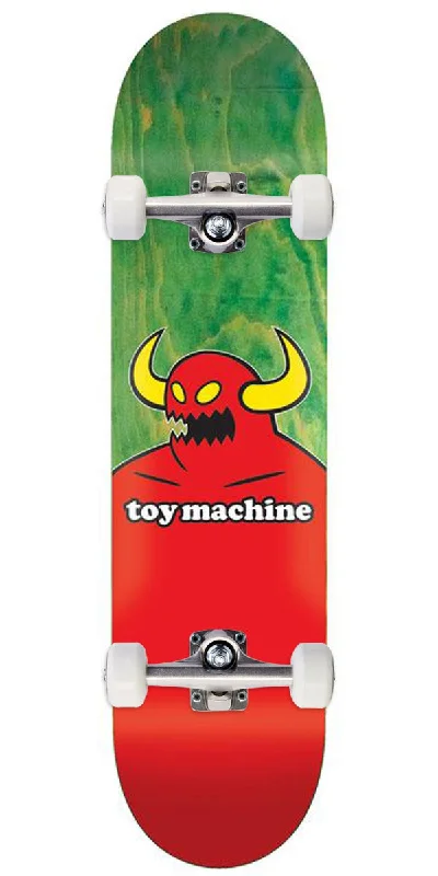 Pro-Level Skateboard for Serious Skaters-Toy Machine Monster Skateboard Complete - Assorted Stains - 8.75"