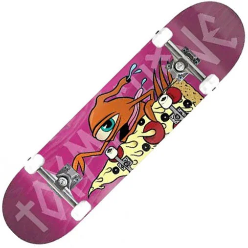 Smooth-Gliding Skateboard for Easy Control-Toy Machine Pizza Sect Complete 7.75"