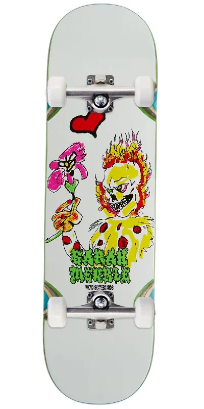 Durable Skateboard Deck for Long-Term Use-WKND Gotham Berg Secret Pro 1 Skateboard Complete - White - 8.50"