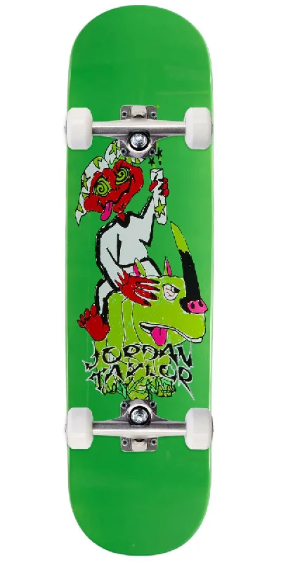 Comfortable Skateboard for Casual Riding-WKND Rambo Jordan Taylor Skateboard Complete - Green Dip - 8.25"